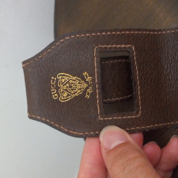 Authentic Vintage Gucci GG Monogram Supreme Sherry Web Ophidia Portfolio Laptop - Picture 8 of 11